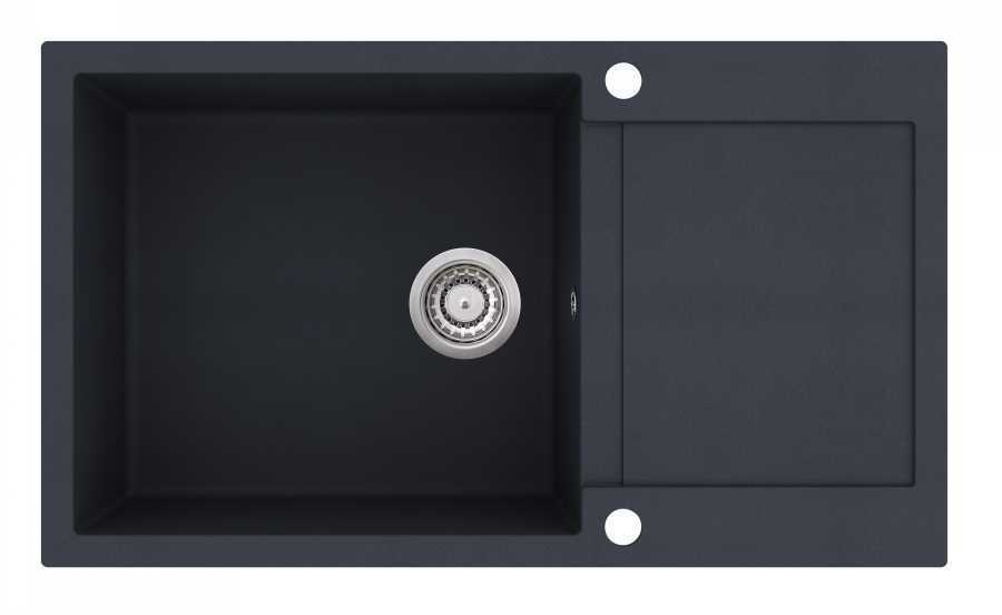 

Кухонная мойка Aquasanita Tesa SQT104AWP Graphite 222 Графит
