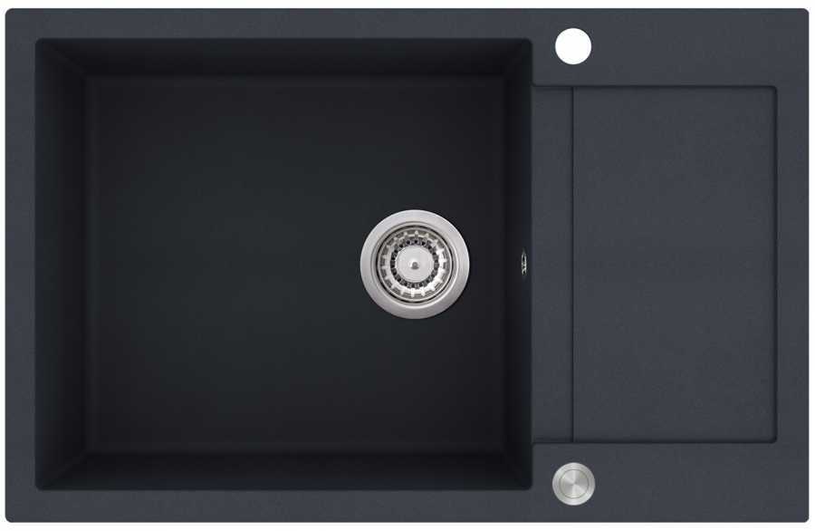 

Кухонная мойка Aquasanita Tesa SQT105AWP Graphite 222 Графит