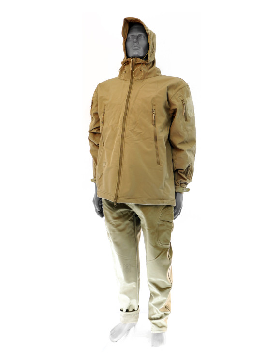 

Костюм – тактическая куртка и брюки softshell Milcraft Tan XL (589)-(591)