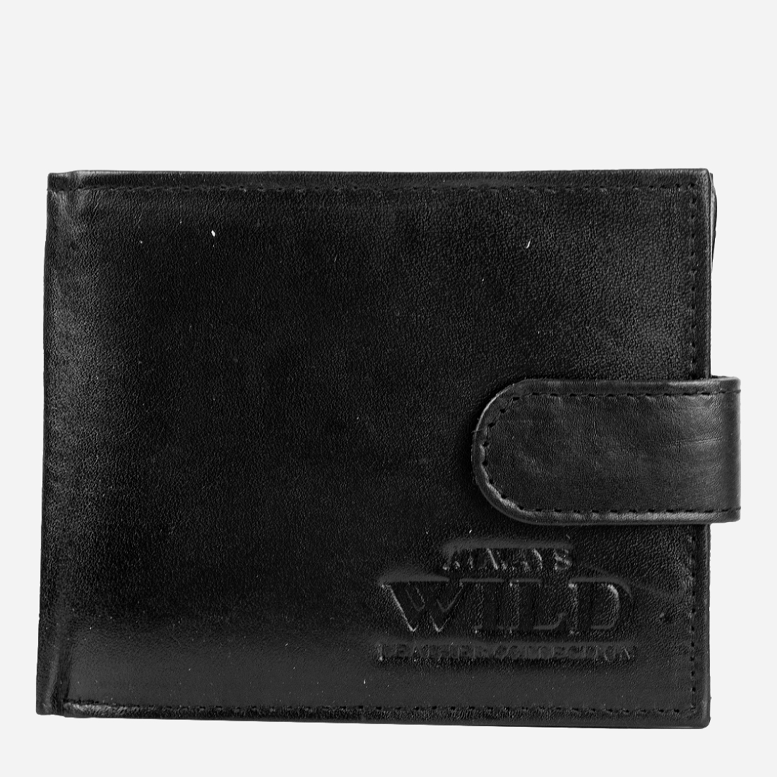 

Мужской кошелек кожаный Always Wild DNKN7L-SCR3117-bl Черный