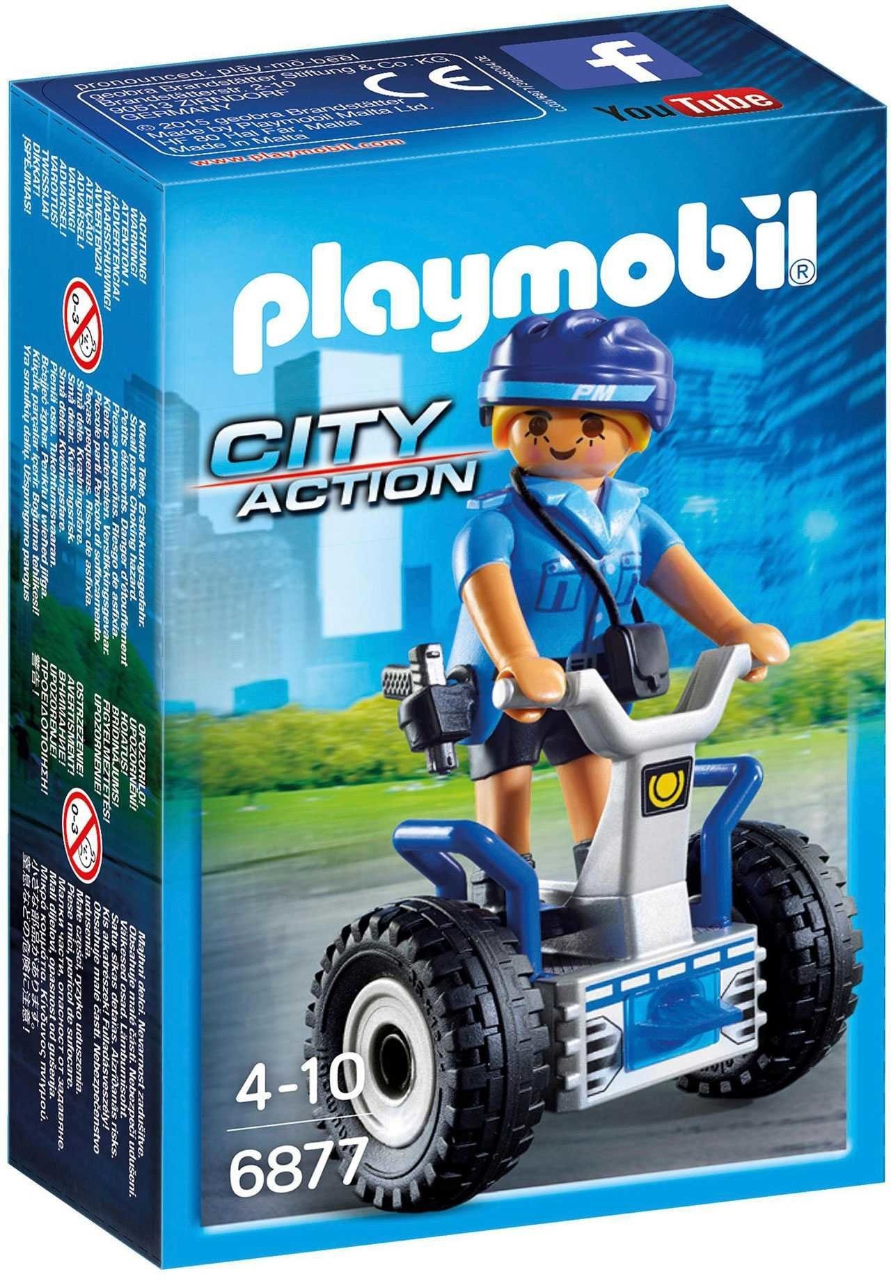 

Конструктор Playmobil Игровой набор Полицейский на сигвее 6877