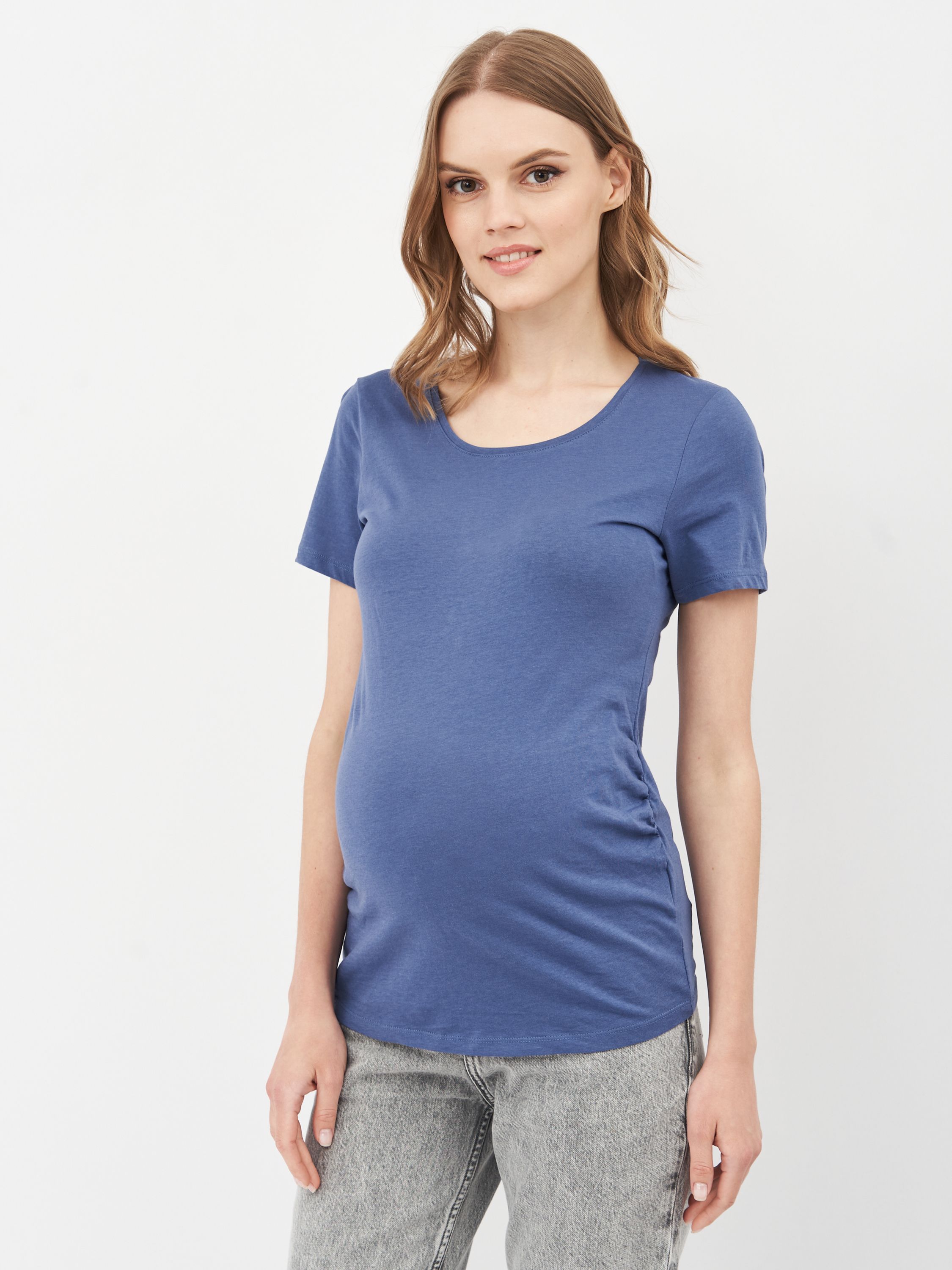 

Футболка для беременных H& Mama XAZ214049LFKG  Синяя, Футболка для беременных H&M Mama XAZ214049LFKG M Синяя
