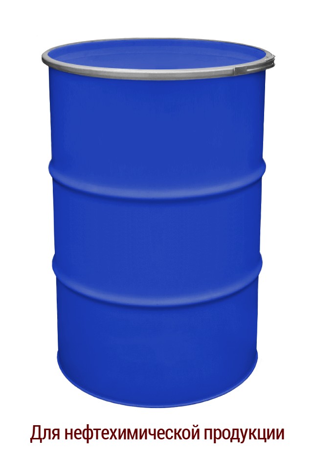 

Бочка металлическая промышленная для нефтехимической продукции BіPOL 1А2 внутреннее покрытие RDL 50 212л синяя 0,8х0,7х0,8 UN 1A2/X320/S
