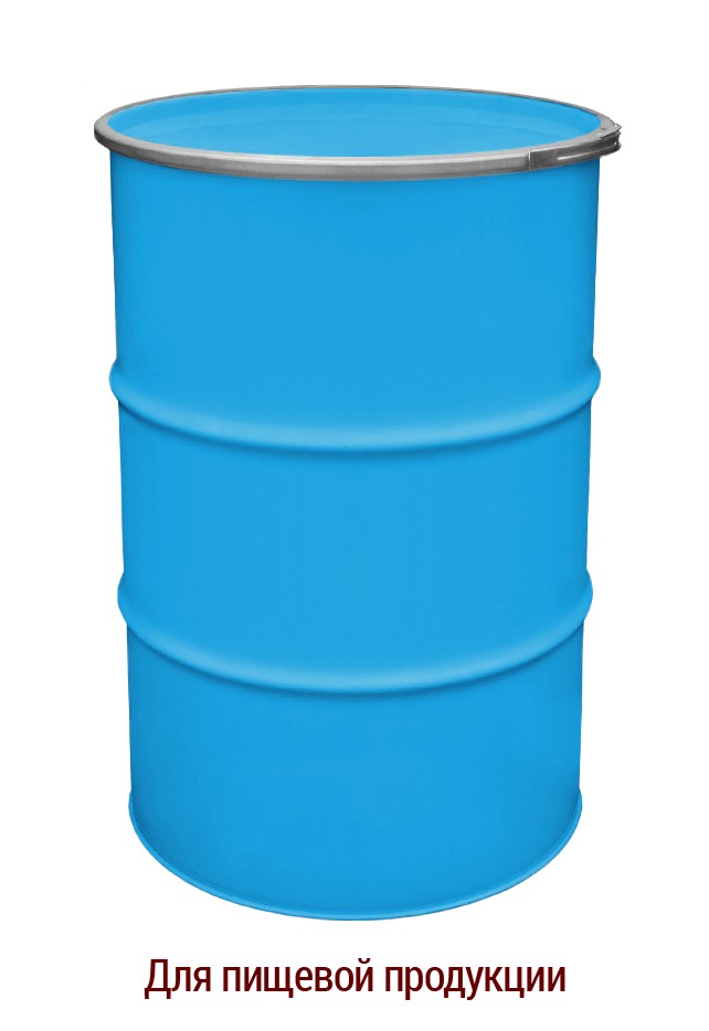 

Бочка металлическая промышленная для пищевой продукции BіPOL 1А2 внутреннее покрытие EP 22137 212л голубая 1,0х0,8х1,0 UN 1A2/X320/S