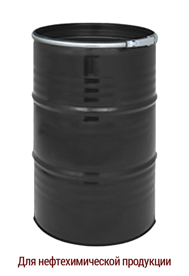 

Бочка металлическая промышленная для нефтехимической продукции BіPOL 1А2 ISO без внутреннего покрытия 210л чёрная 1,0х0,9х1,0 UN 1A2/X418/S