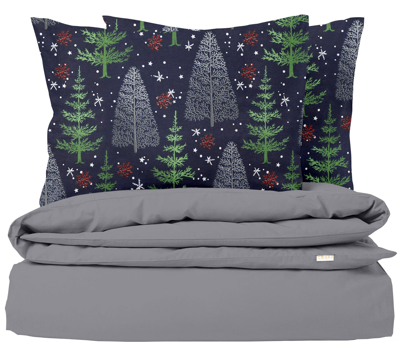 

Комплект постельного белья Cosas Ranfors Graphite El Winter Wood Night 160х220