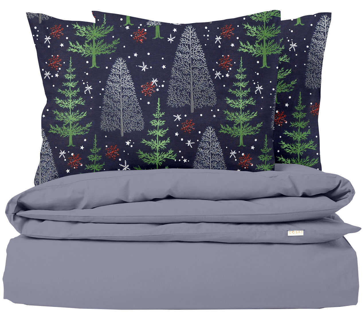 

Комплект постельного белья Cosas Ranfors Steel El Winter Wood Night 160х220