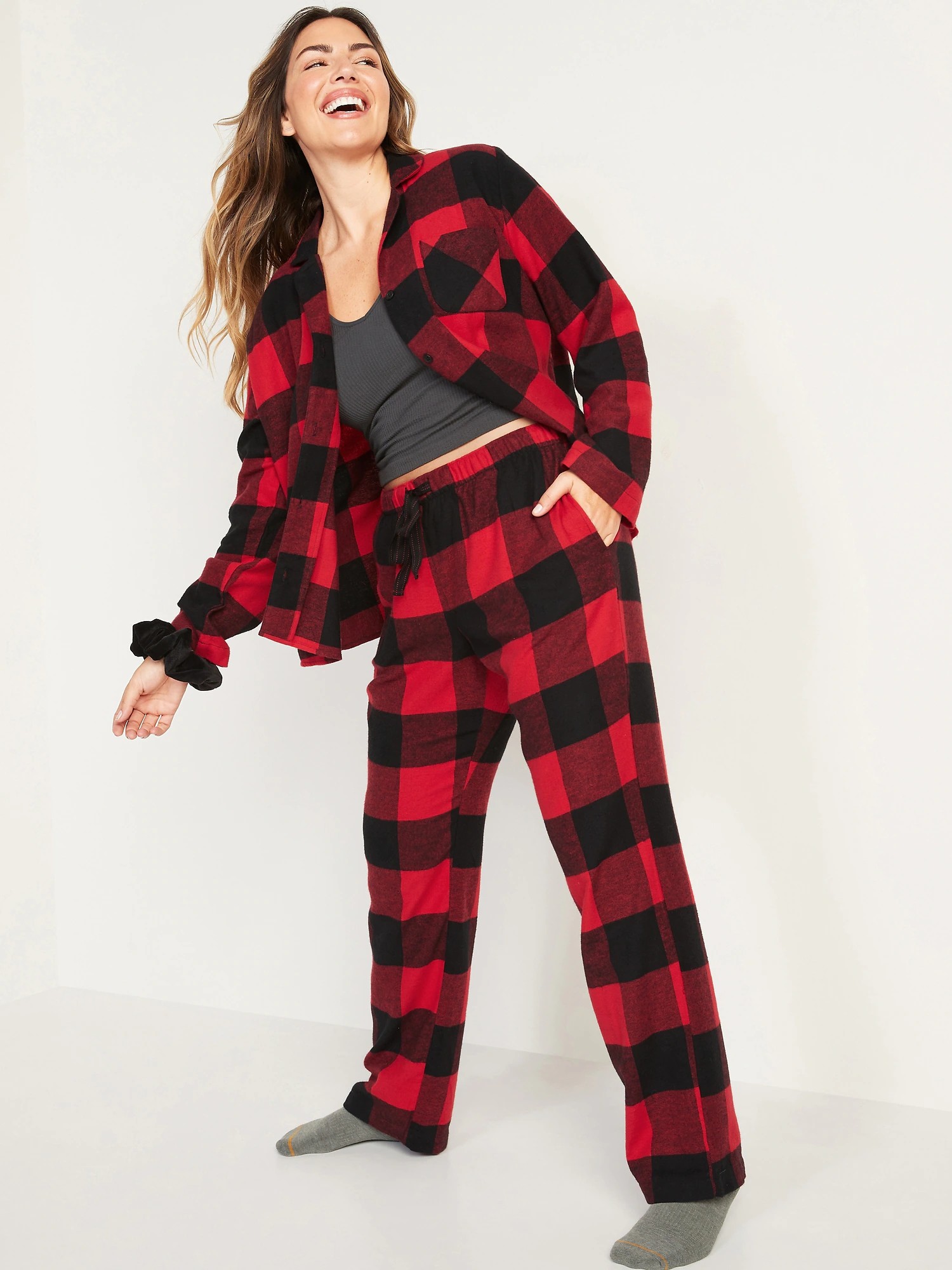 

Пижама Old Navy 814746774 L Красная/Черная
