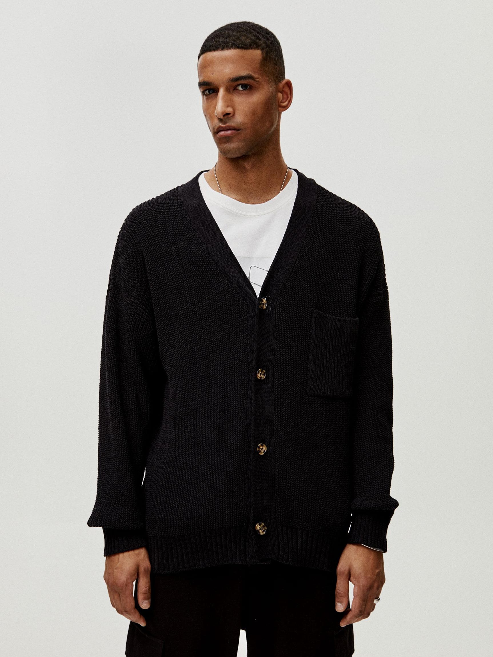 

Кардиган Pull & Bear XAZ259988RTLB M Черный