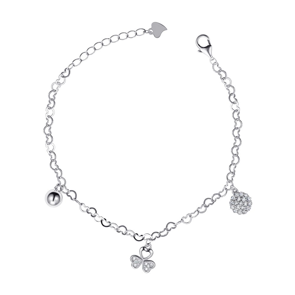 

Серебряный браслет с фианитами 000148972 16.5 размера