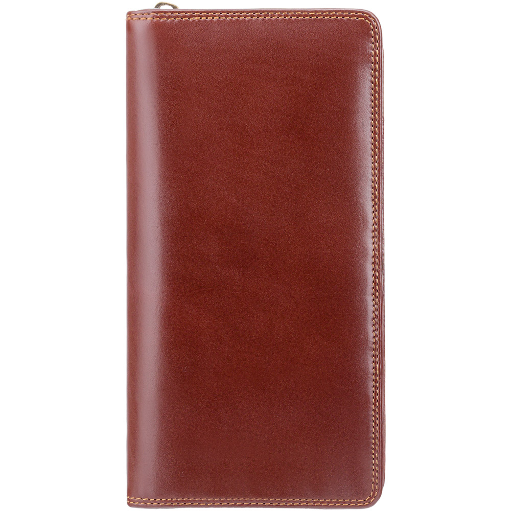 

Коричневый кожаный портмоне дорожное Visconti MZ101 IT BRN Wing