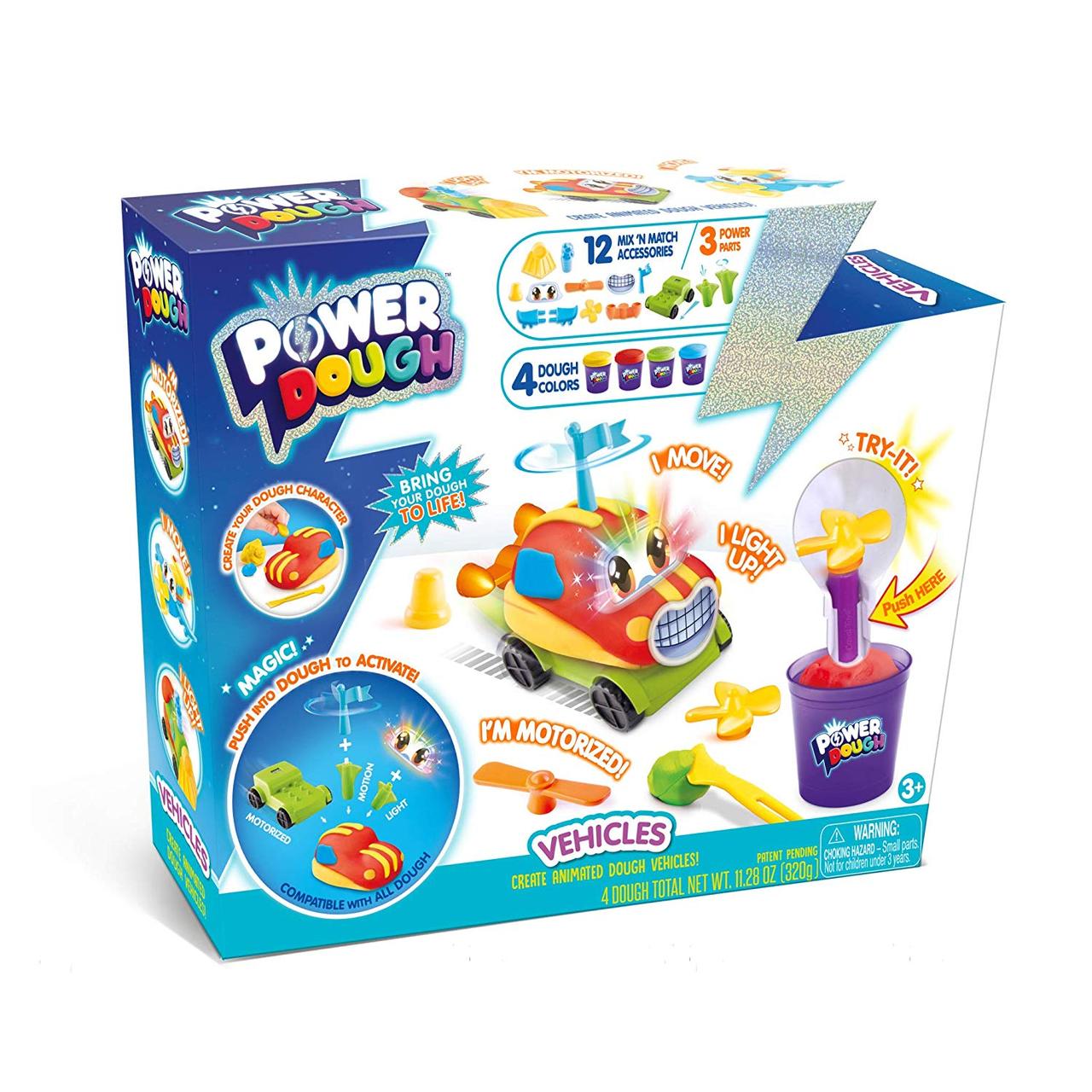 

Ігровий набір пластиліну Canal Toys Power Dough Vehicles "Транспортний засіб" з ефектами світла та звука (273004) (B07F6R5VBT)