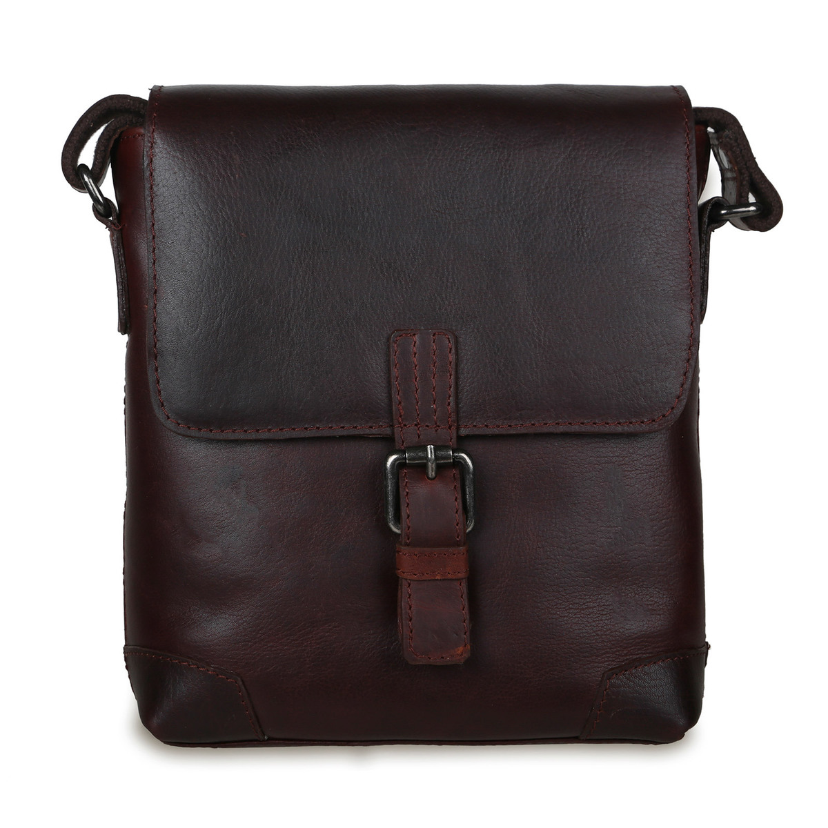 

Коричневая кожаная сумка через плечо мужская Ashwood Leather Jack Tan