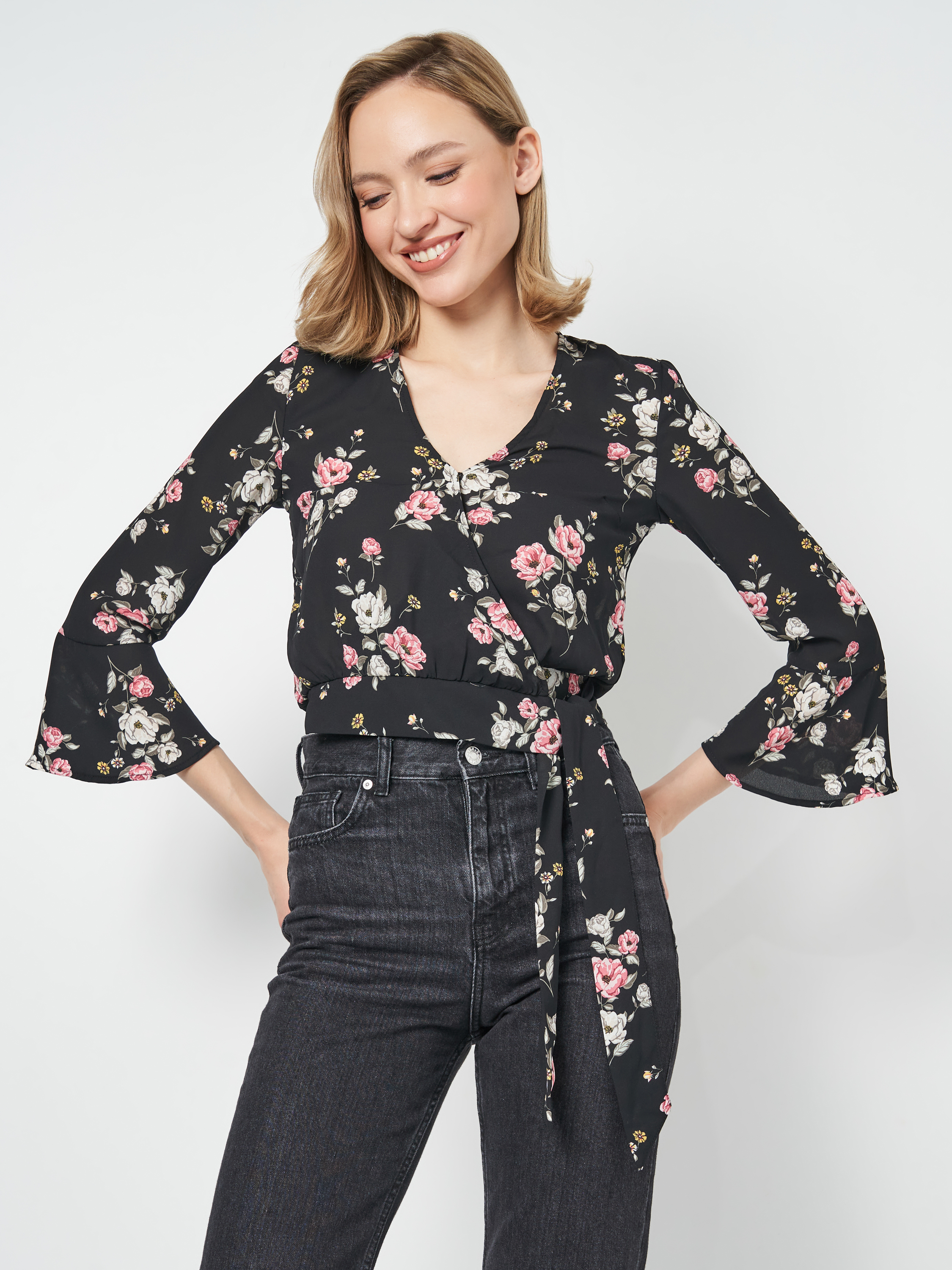 

Блузка H&M 1111-746196  Черная, Блузка H&M 1111-746196 32 Черная