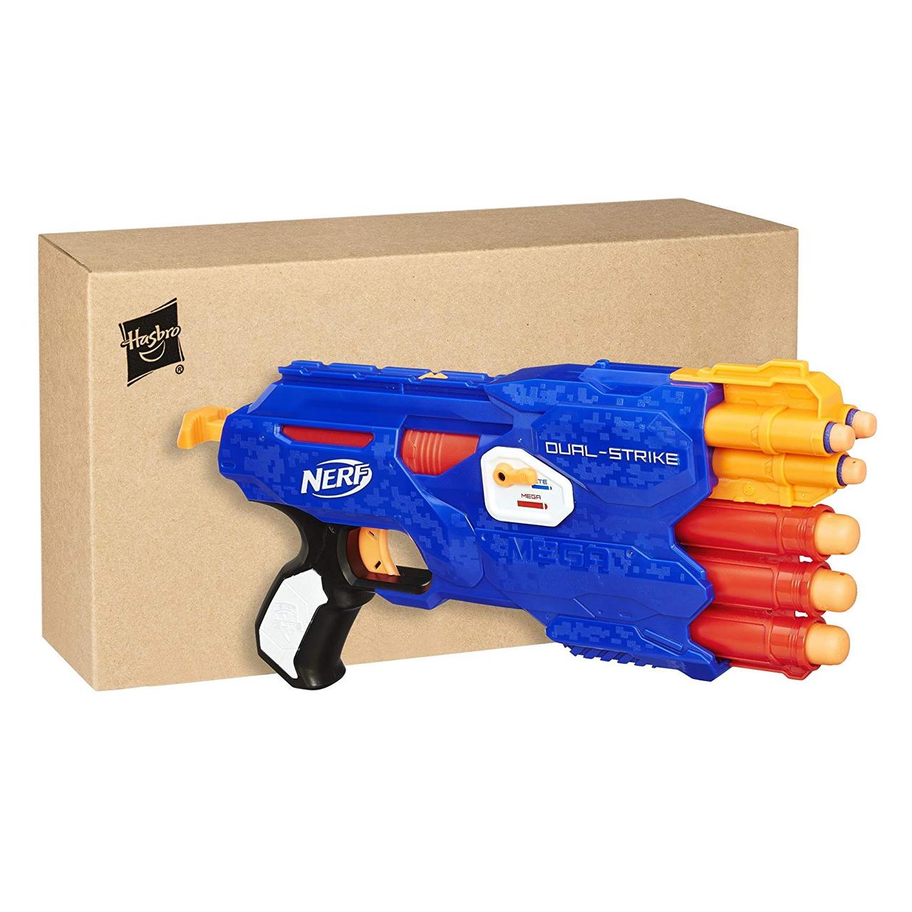 

Бластер Hasbro Nerf N-Strike Elite DualStrike Подвійний постріл (B4620EU4) (B005XLV33O)