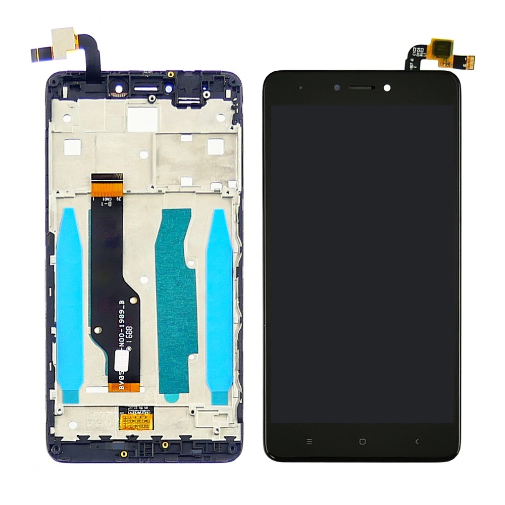 

Дисплей для Xiaomi Redmi Note 4X с чёрным тачскрином и корпусной рамкой