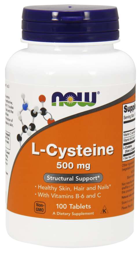 

Специальный продукт NOW L-Cysteine 500 mg Tablets 100 таблеток (4384302607)