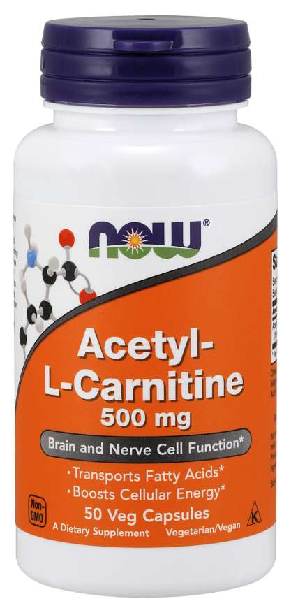 

Жиросжигатель NOW Acetyl-L-Carnitine 500 mg Veg Capsules 50 капсул (4384302602)