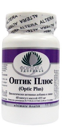 

Натуральная добавка Archon Vitamin Corporation Оптик Плюс 60 капсул (4655-6)