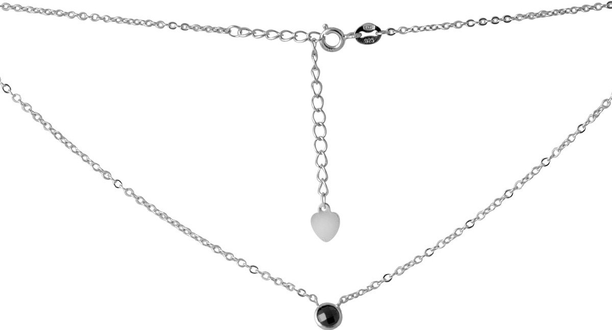 

Серебряное колье SilverBreeze с фианитами 2068358 350400 размер, 350-400мм размер