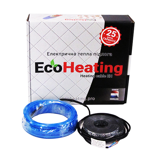 

Теплый пол Eco Heating двухжильный нагревательный кабель EH 20-850 Вт