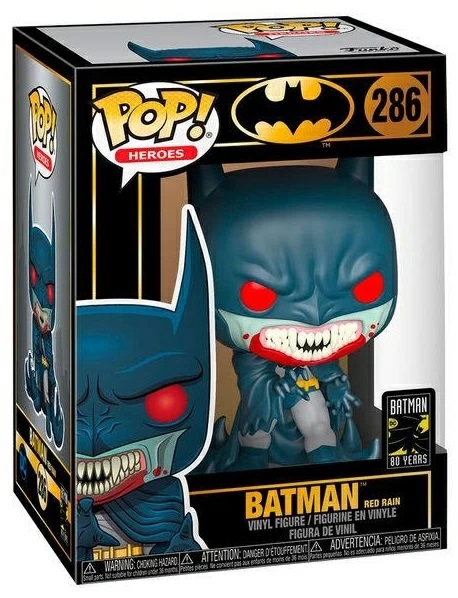 

Фигурка Funko Pop Фанко Поп Бэтмен 80-х Batman 80th Red Rain Бэтмен Красный дождь Batman 10 см B RRB 286
