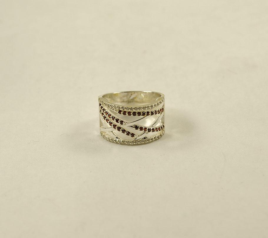 

Широкое кольцо из золота Maxi Silver 7845 SE, размер 18.5
