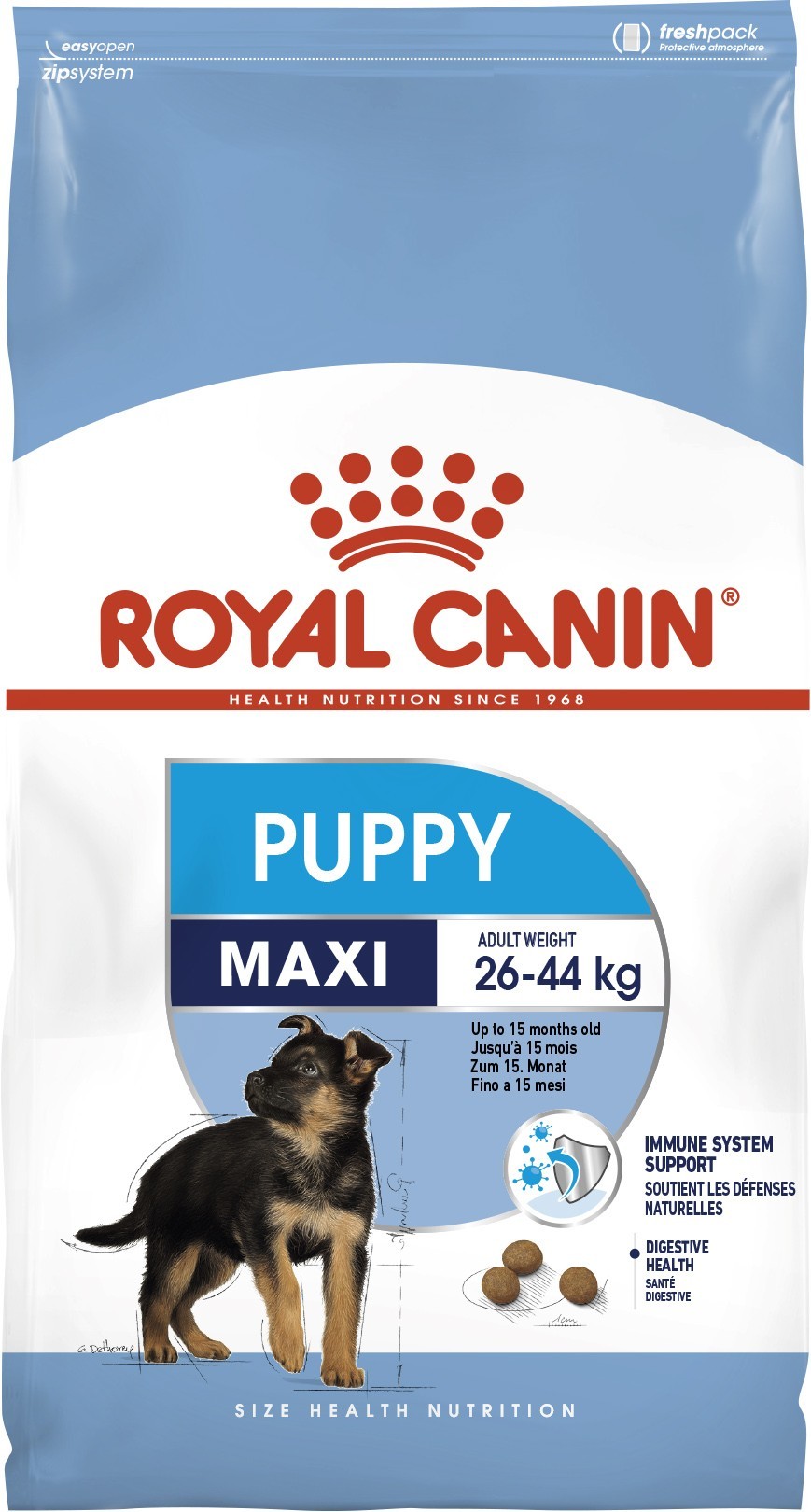 

Сухой корм для собак Royal Canin Maxi Puppy 15 кг для щенков крупных пород