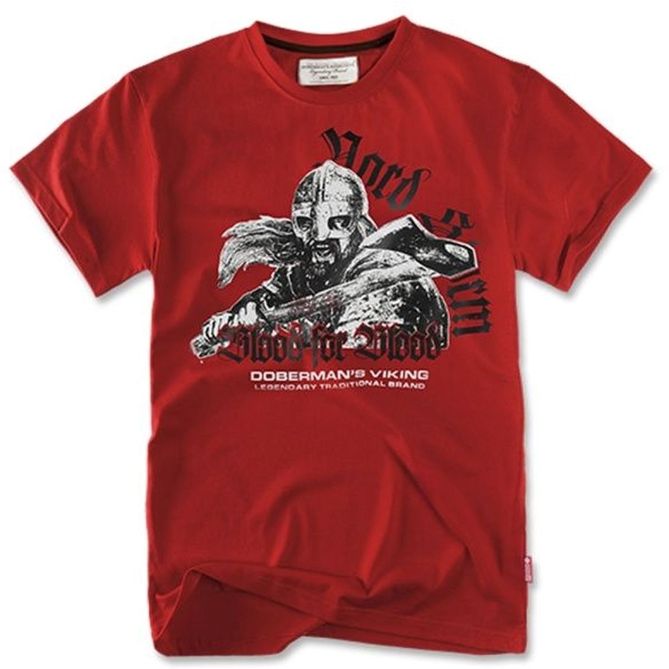 

Футболка Dobermans Aggressive Blood For Blood TS70RD  Красная, Футболка Dobermans Aggressive Blood For Blood TS70RD XL Красная