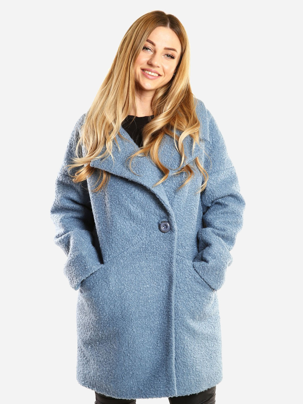 

Пальто Volange DS-125524  Blue Gray, Пальто Volange DS-125524 50 Blue Gray