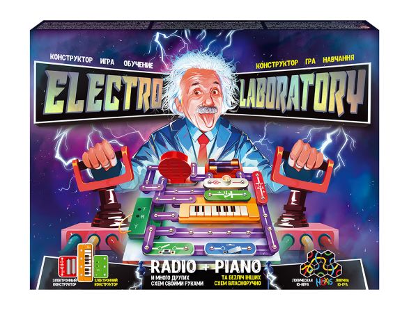 

Электронный конструктор "Electro Laboratory. Radio+Piano" Danko Toys ДТ-ОО-09388