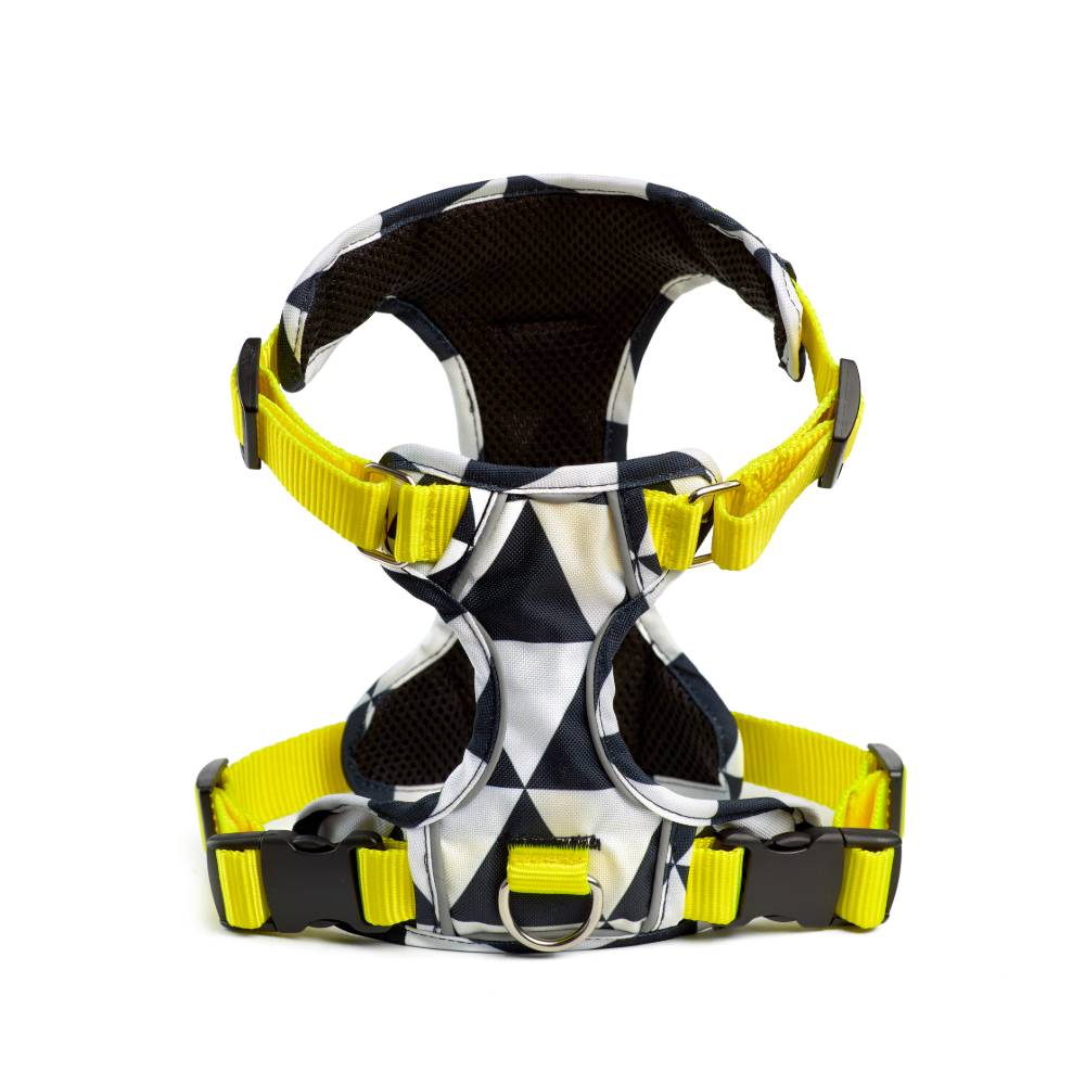 

М'яка шлея для собаки Н-подібна "Трикутники" (два фастекси) Mr.Snoopy 8510 Розмір L