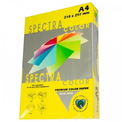 

Бумага цветная Spectra Color А4 80 г/м2 500 л. лимонный (IT 210 LEMON)