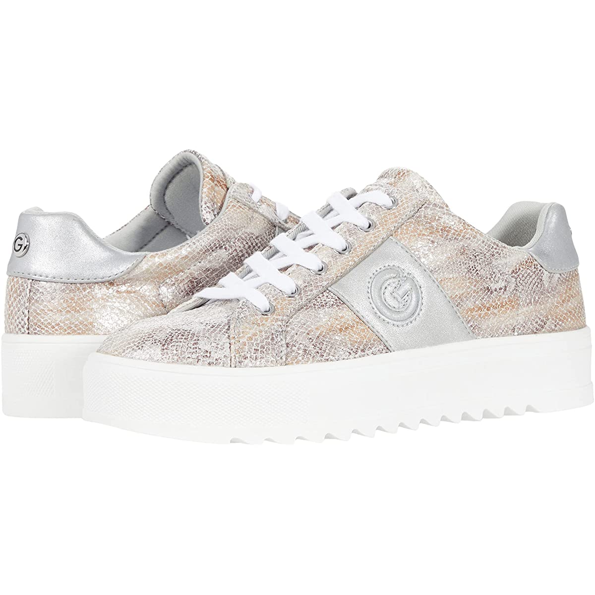 

Кеды женские GUESS Primly Серебристый 36.5