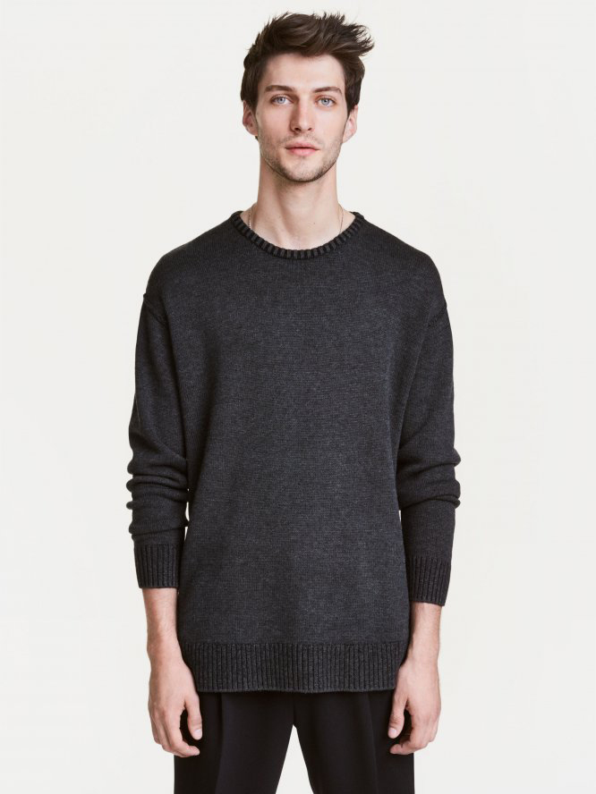 

Джемпер H&M 124386334  Темно-серый, Джемпер H&M 124386334 S Темно-серый