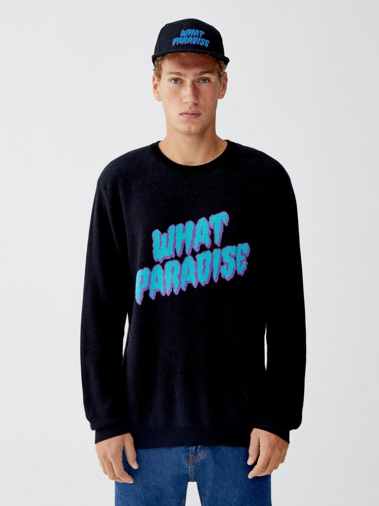 

Джемпер Pull & Bear XAZ295003BBZZ  Черный, Джемпер Pull & Bear XAZ295003BBZZ M Черный