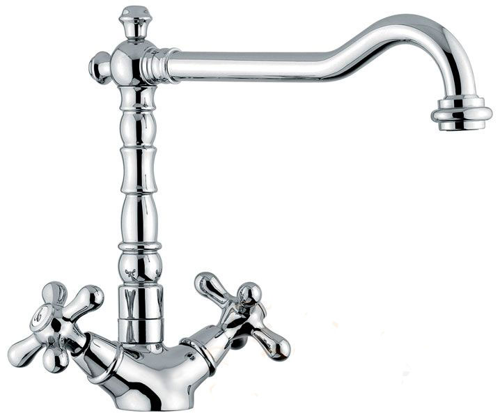

Смеситель для куxни EMMEVI DECO OLD CR12617 поворотный излив, хром