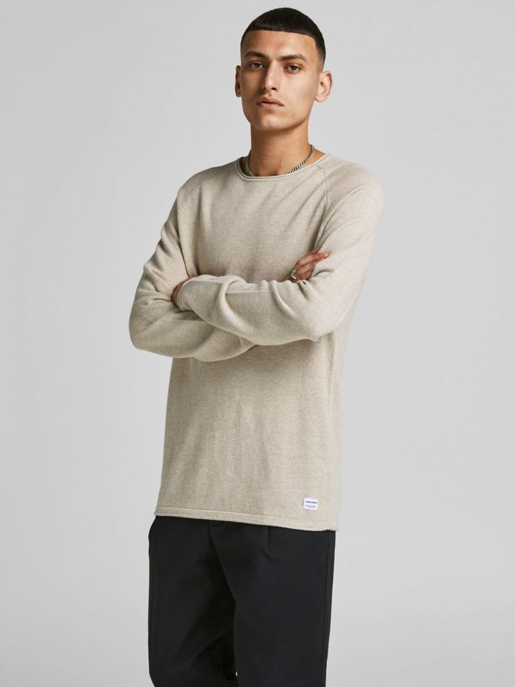 

Джемпер Jack & Jones 12157321-2993  Oatmeal, Джемпер Jack & Jones 12157321-2993 S Oatmeal