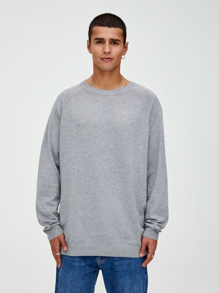 

Джемпер Pull & Bear XAZ260203PMHL  Серый, Джемпер Pull & Bear XAZ260203PMHL XL Серый