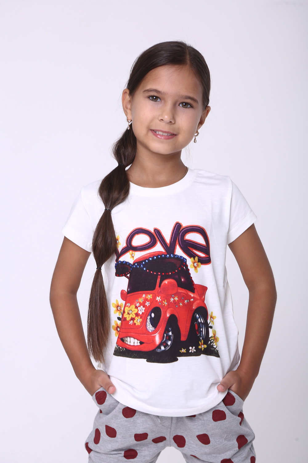 

Футболка Wanex "Машина" белая 110