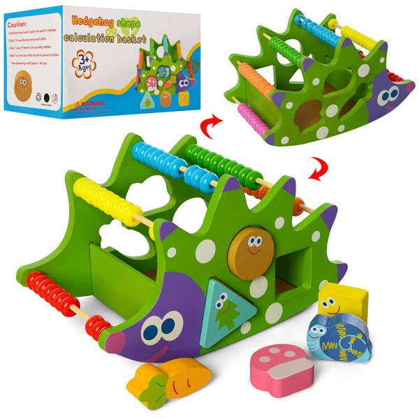 

Деревянная игрушка Сортер Ежик MD-2597