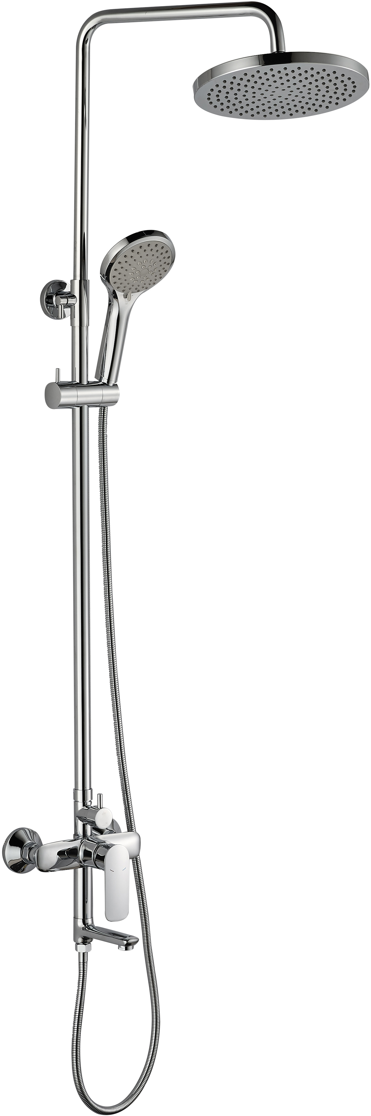 

Душевая система для ванны с изливом IMPRESE Strela t03008301AA, хром