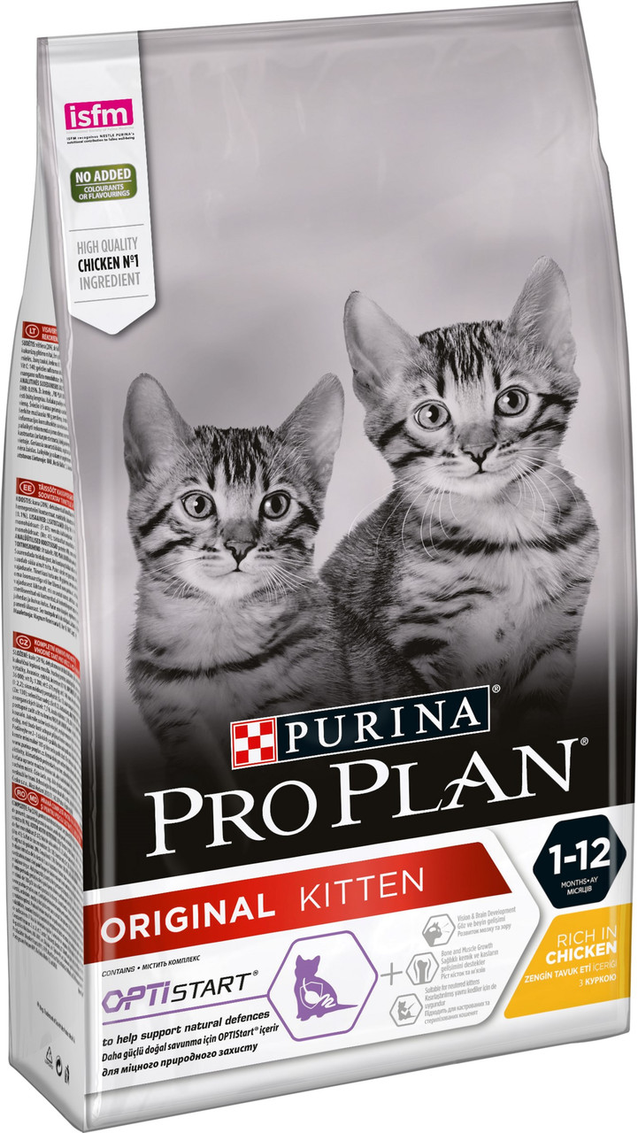 

Сухой корм для котят Purina Pro Plan Original с курицей 1.5 кг (7613036505178)