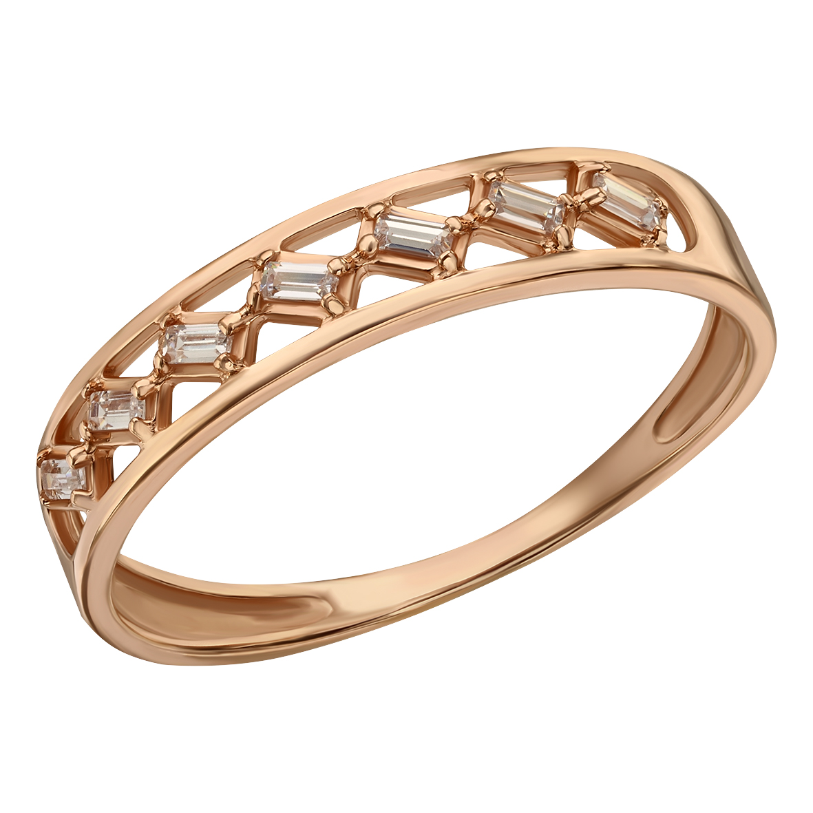 

Золотое кольцо с фианитами Tango Jewellery Company 380577 размер 17