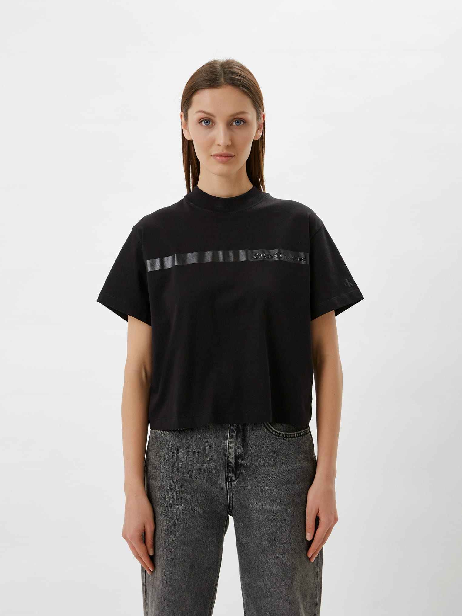 

Футболка Calvin Klein Jeans Shiny Logo Blocking Tee J20J217710-BEH  Black, Футболка Calvin Klein Jeans Shiny Logo Blocking Tee J20J217710-BEH XS Black