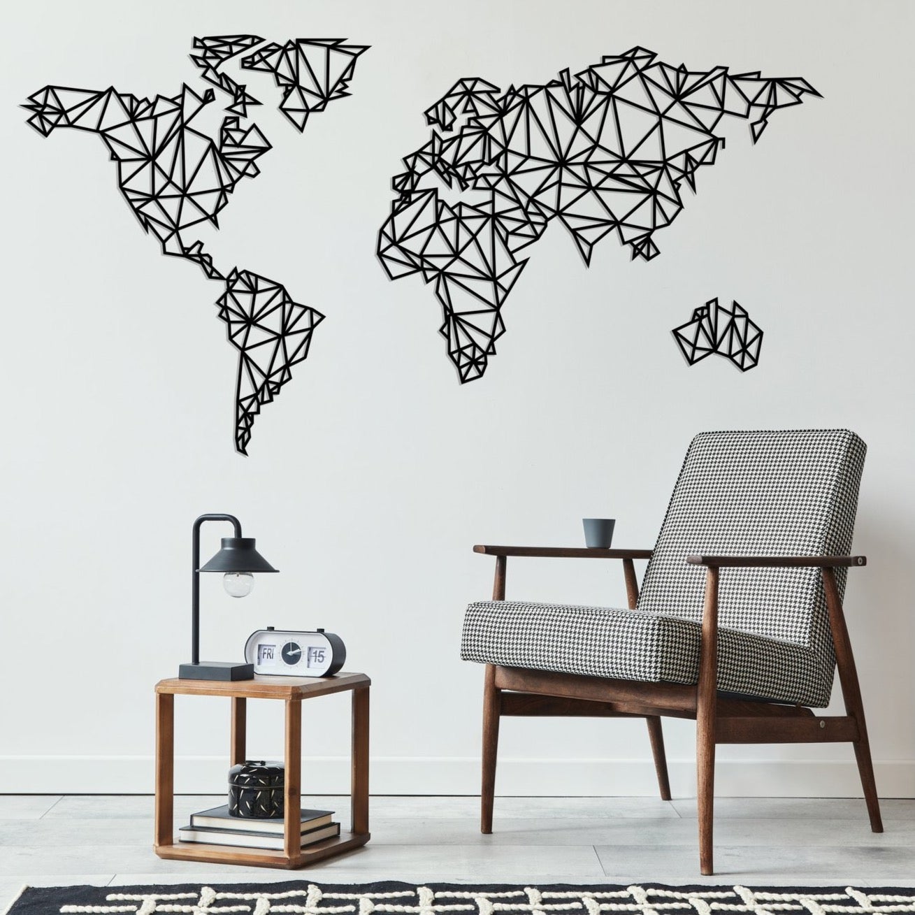

Деревянная картина "The world in pieces" (60 x 38 см)