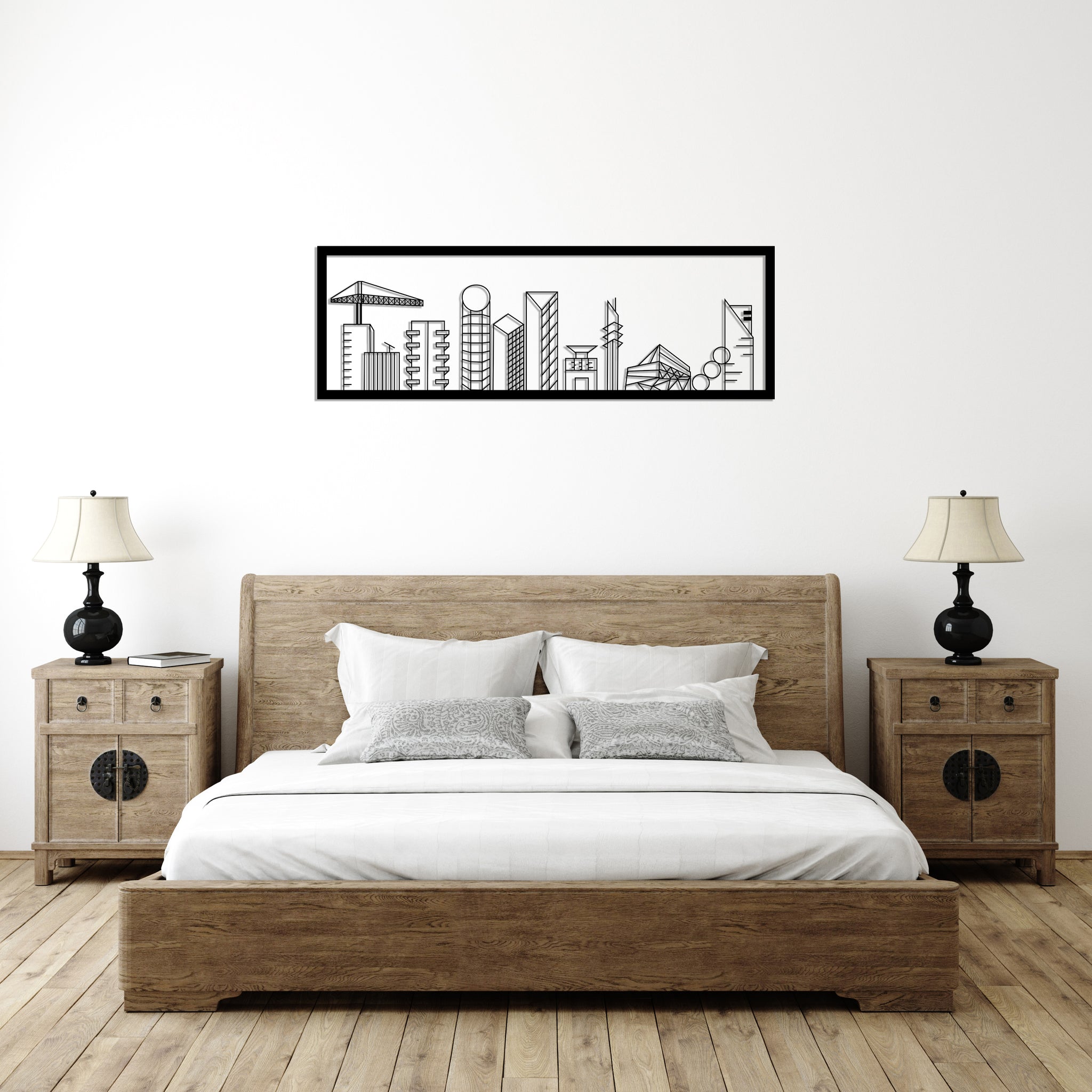 

Деревянная картина "Modern City" (60 x 20 см)