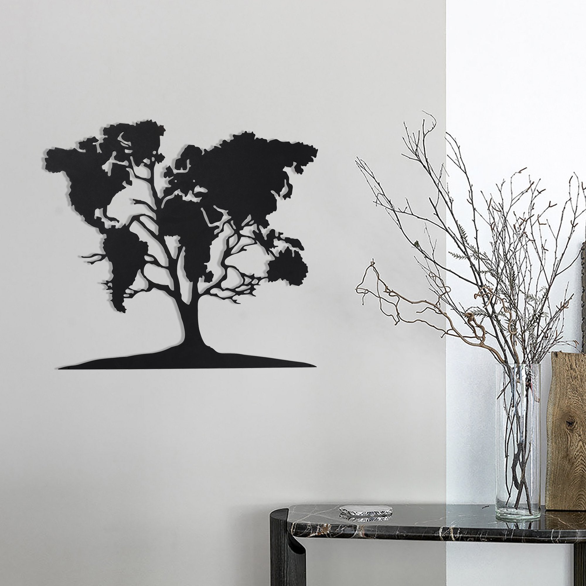 

Деревянная картина "World map tree" (70 x 69 см)