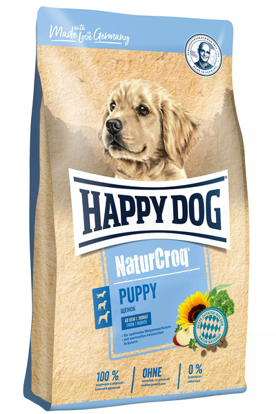 

Happy Dog Premium NaturCroq Puppy Сухой корм для щенков всех пород 4 кг