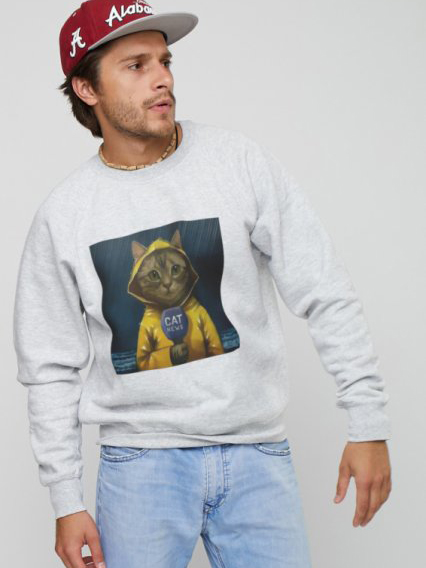 

Свитшот YAPPI MSWG1117  Серый, Свитшот YAPPI MSWG1117 L Серый